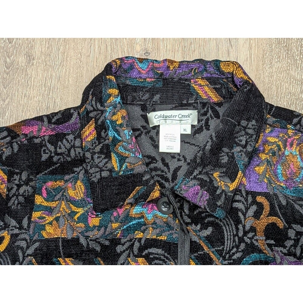 Like New - Coldwater Creek Multicolor Patterned Jacket